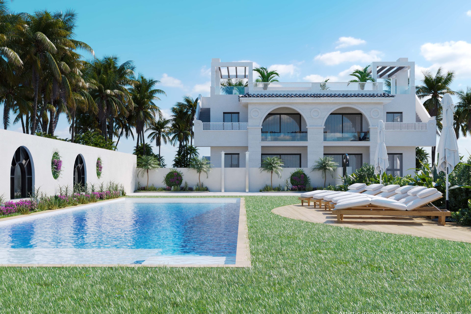 Neue Gebäude - Bungalow-Apartment -
Ciudad Quesada