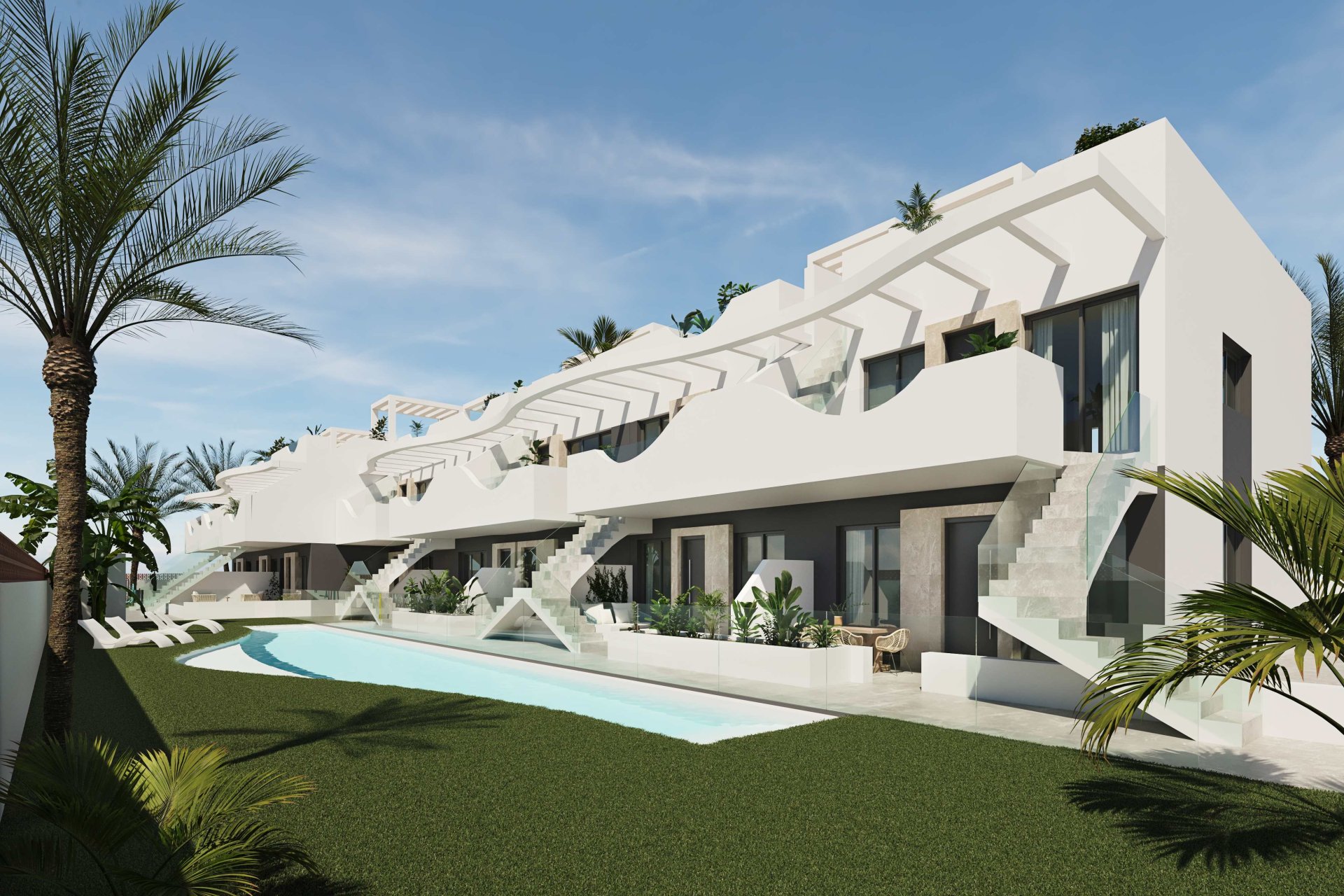 Neue Gebäude - Bungalow-Apartment -
Pilar de la Horadada