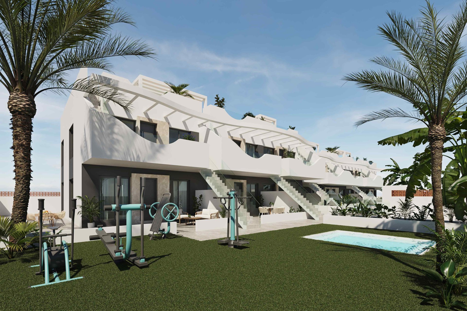 Neue Gebäude - Bungalow-Apartment -
Pilar de la Horadada