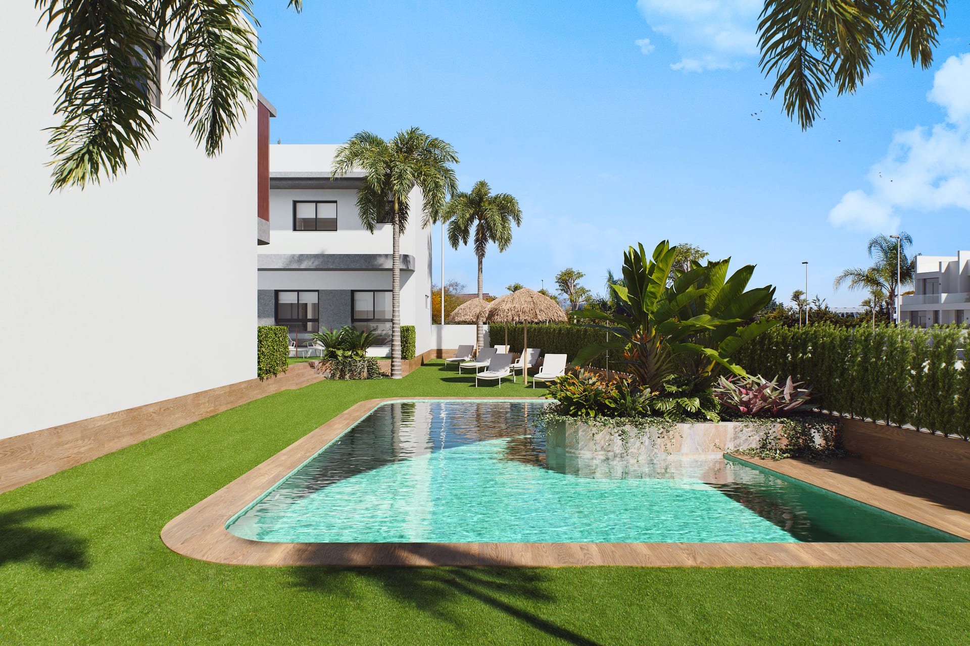 Neue Gebäude - Bungalow-Apartment -
Pilar de la Horadada