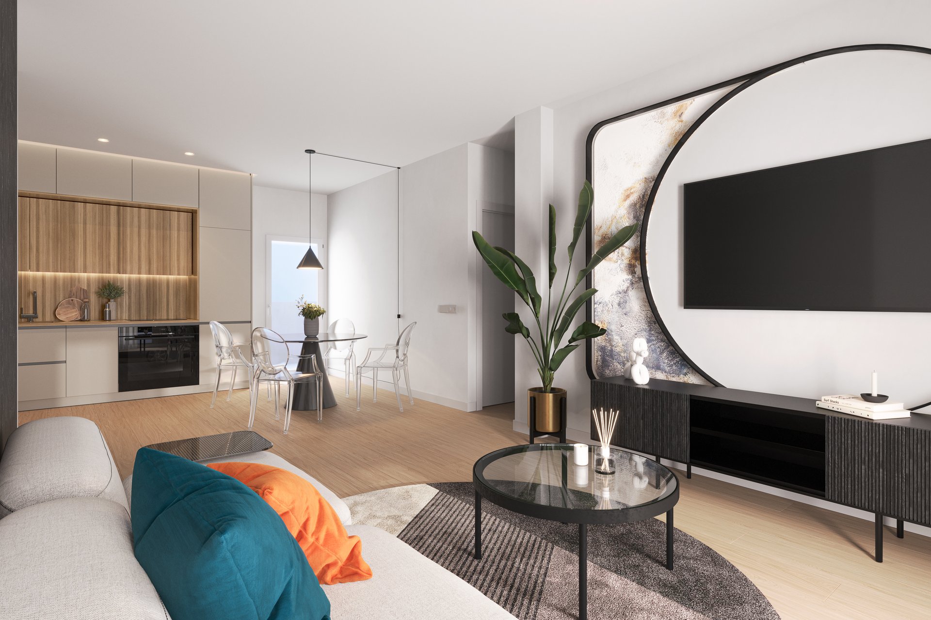 Neue Gebäude - Bungalow-Apartment -
San Miguel de Salinas