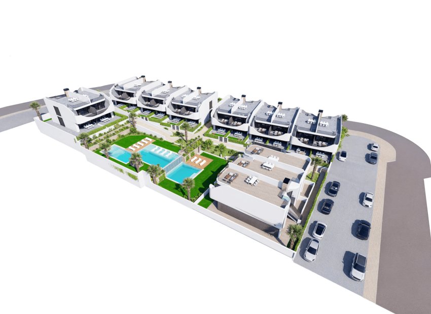 Neue Gebäude - Bungalow-Apartment -
San Miguel de Salinas