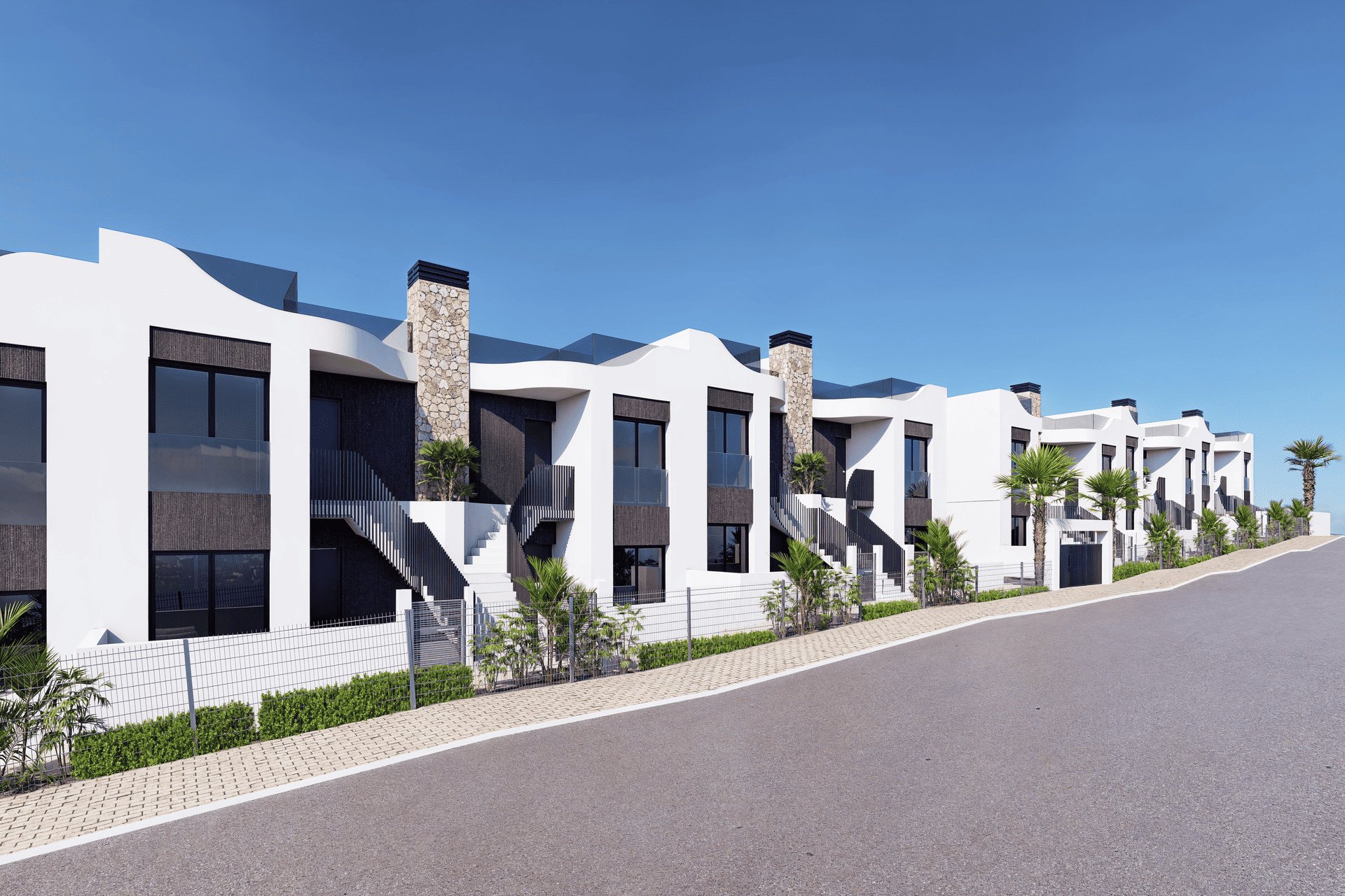 Neue Gebäude - Bungalow-Apartment -
San Miguel de Salinas