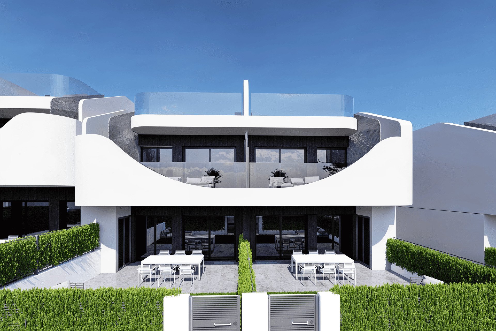 Neue Gebäude - Bungalow-Apartment -
San Miguel de Salinas