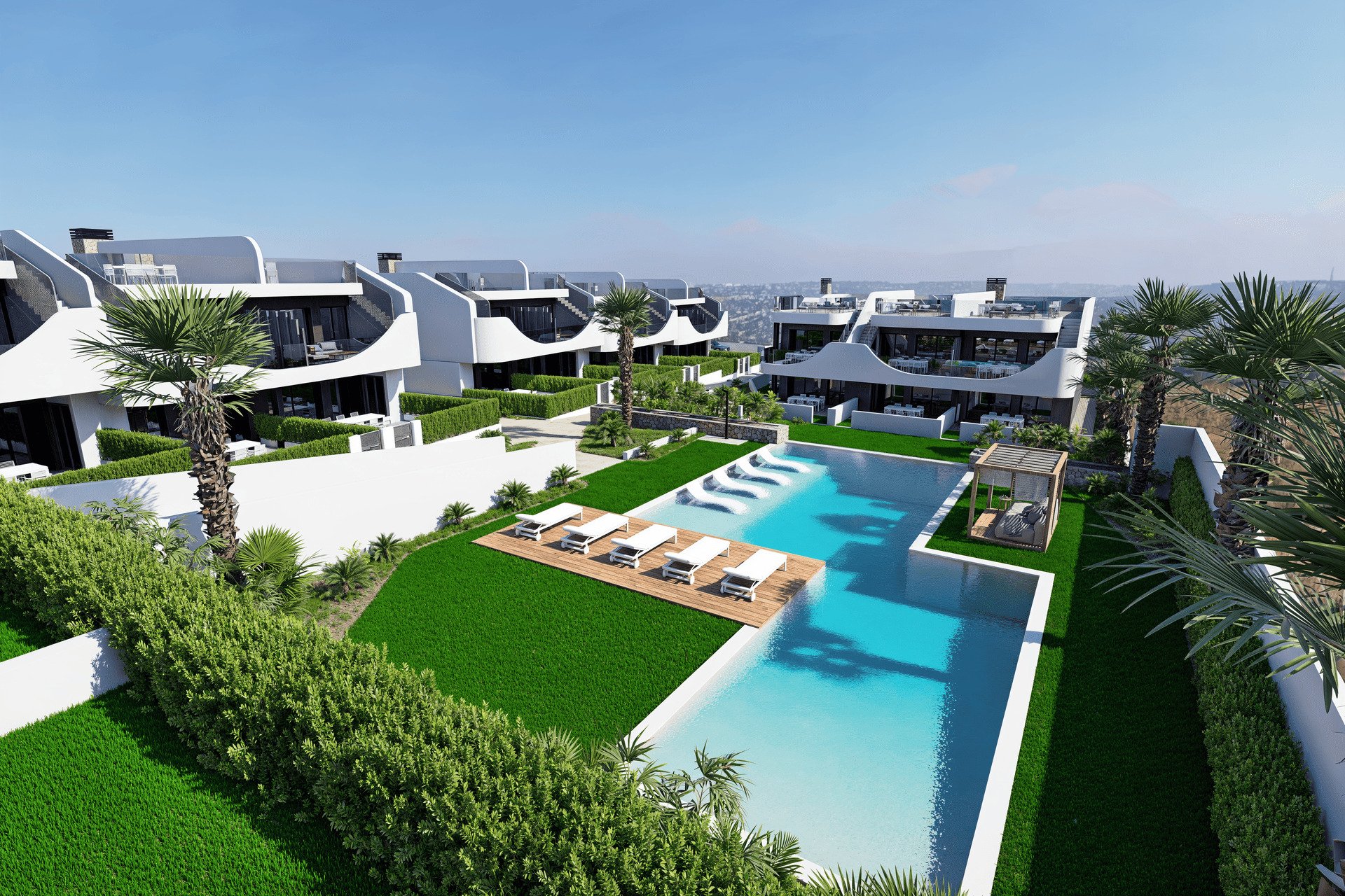 Neue Gebäude - Bungalow-Apartment -
San Miguel de Salinas
