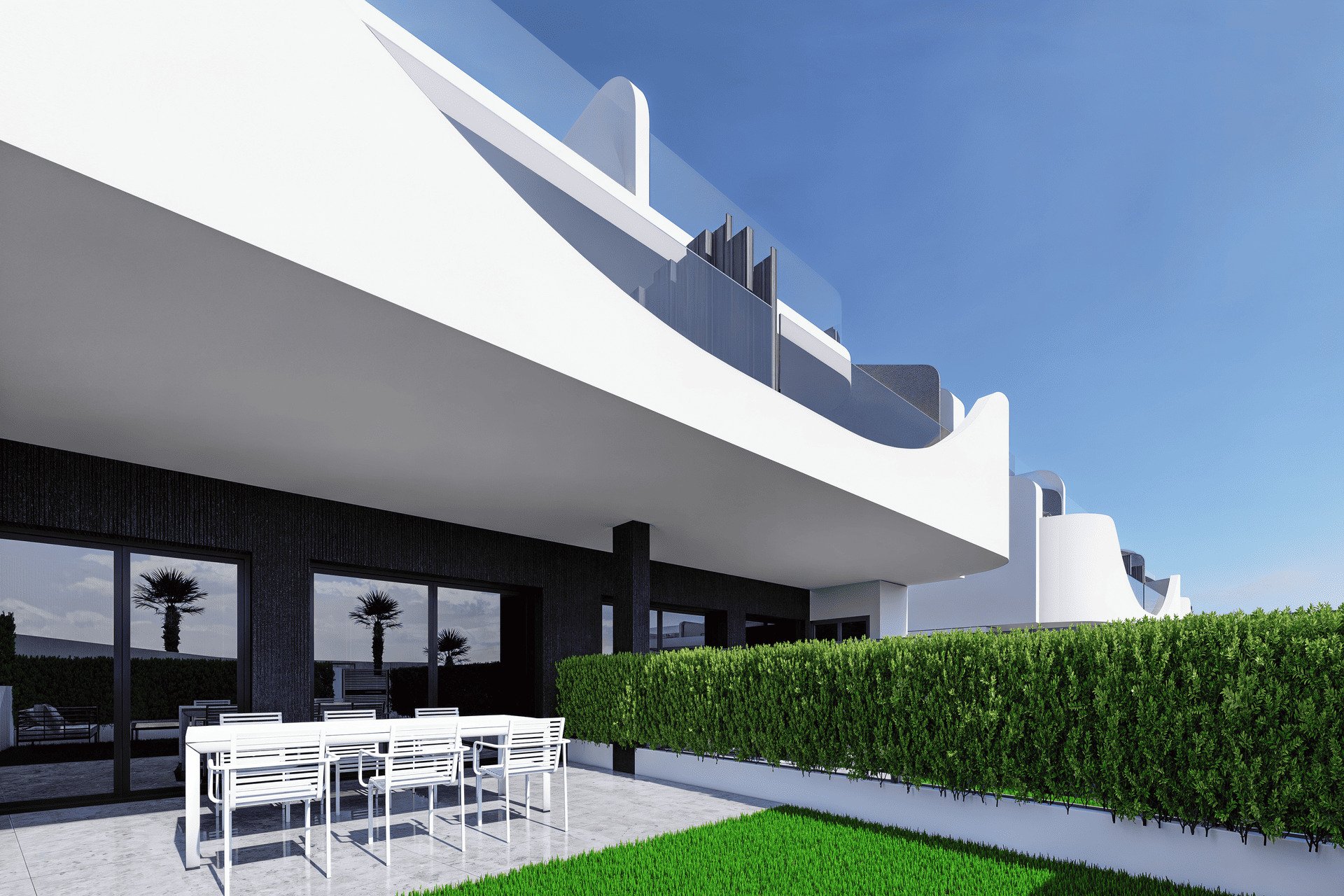 Neue Gebäude - Bungalow-Apartment -
San Miguel de Salinas