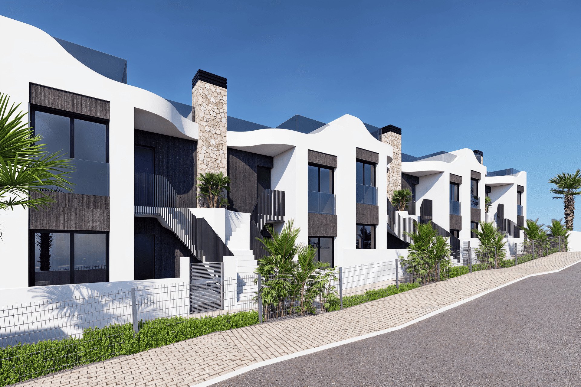 Neue Gebäude - Bungalow-Apartment -
San Miguel de Salinas
