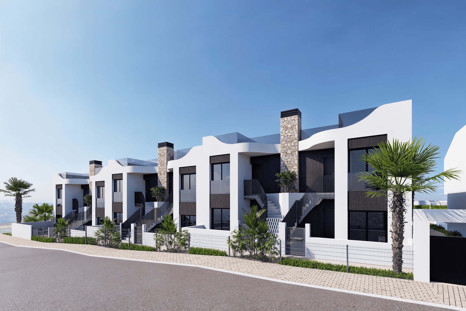 Neue Gebäude - Bungalow-Apartment -
San Miguel de Salinas