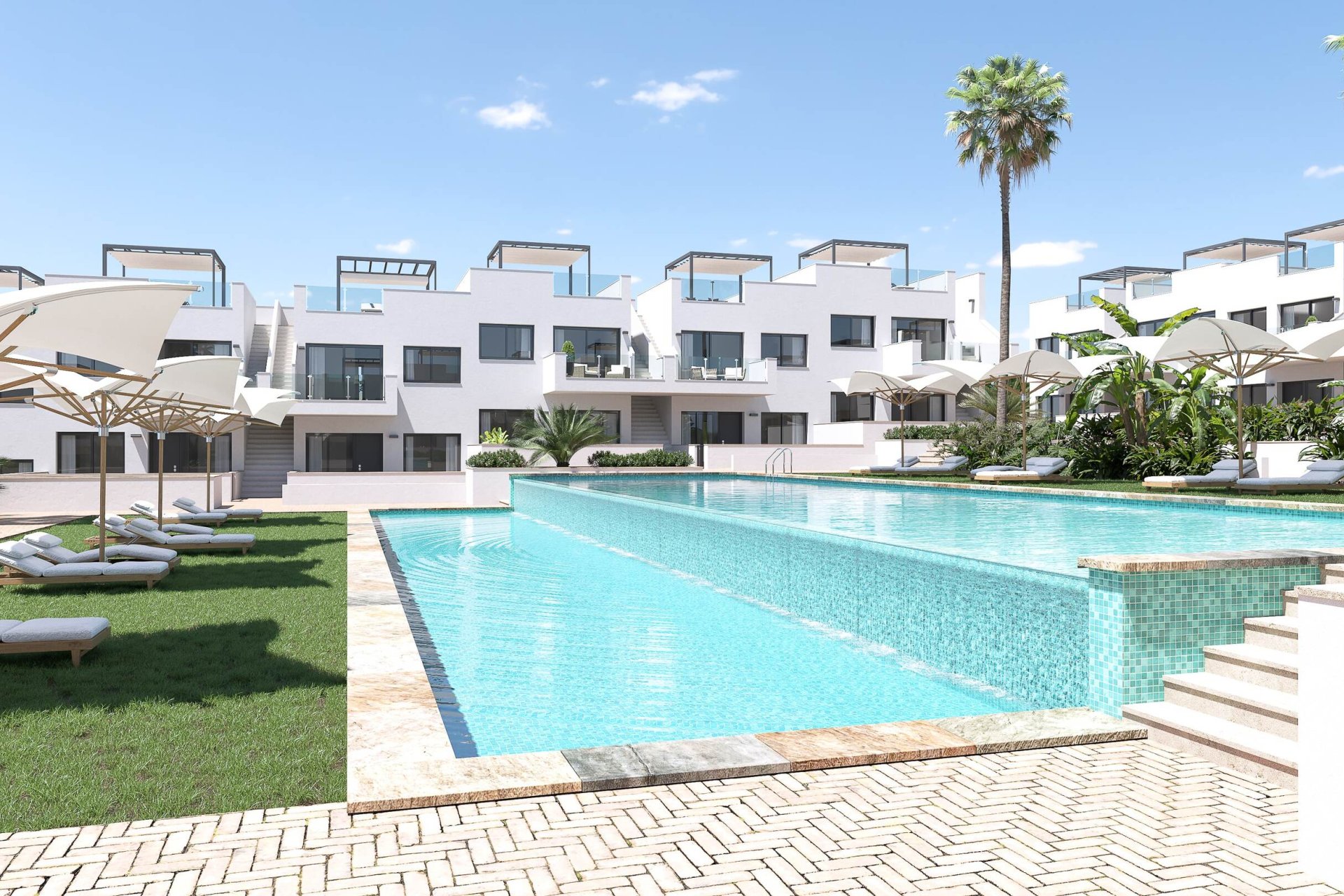 Neue Gebäude - Bungalow-Apartment -
Torrevieja
