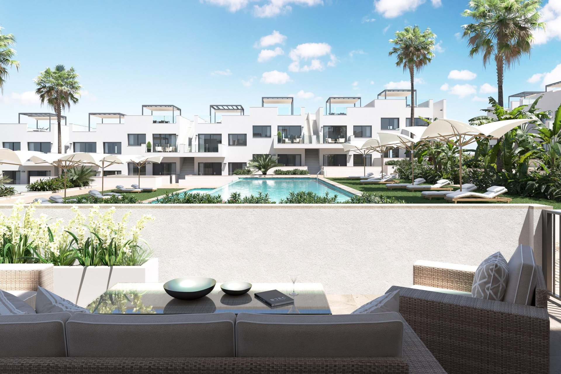 Neue Gebäude - Bungalow-Apartment -
Torrevieja