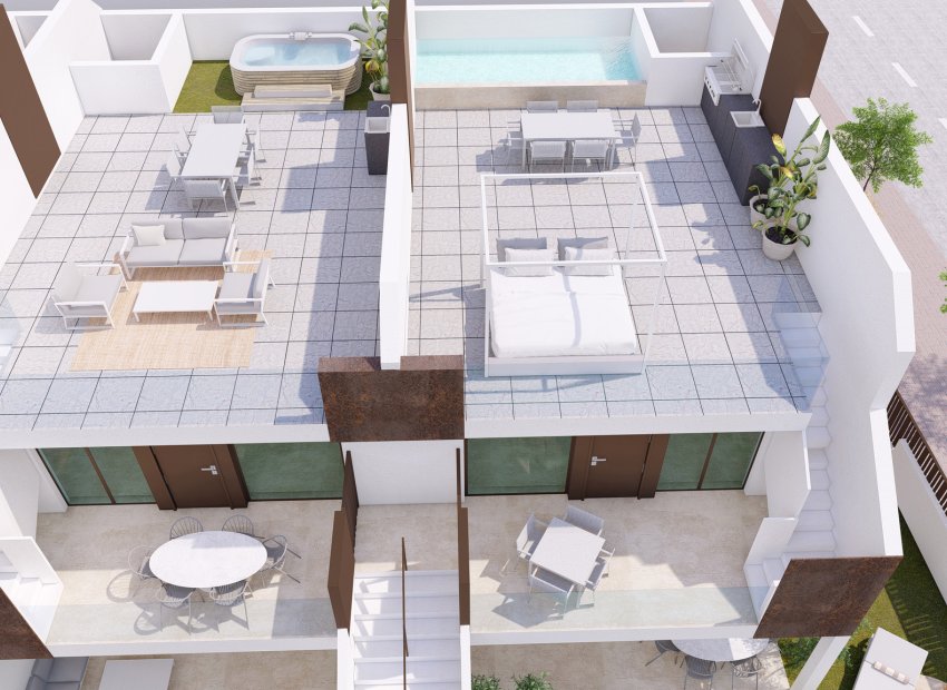 Nybyggnation - Bungalow-Lägenhet -
Pilar de la Horadada