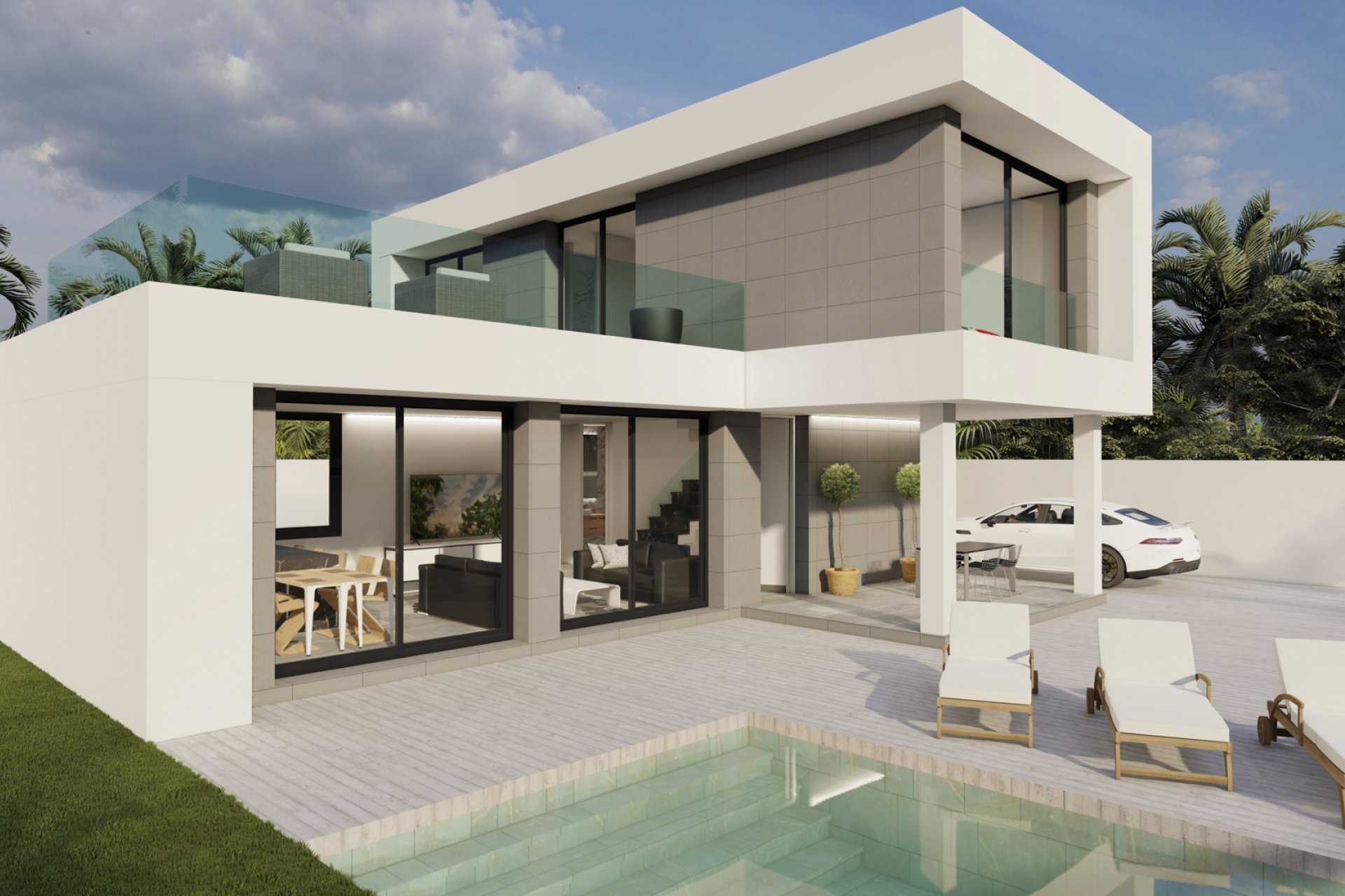 Nybyggnation - Fristående villa -
Ciudad Quesada