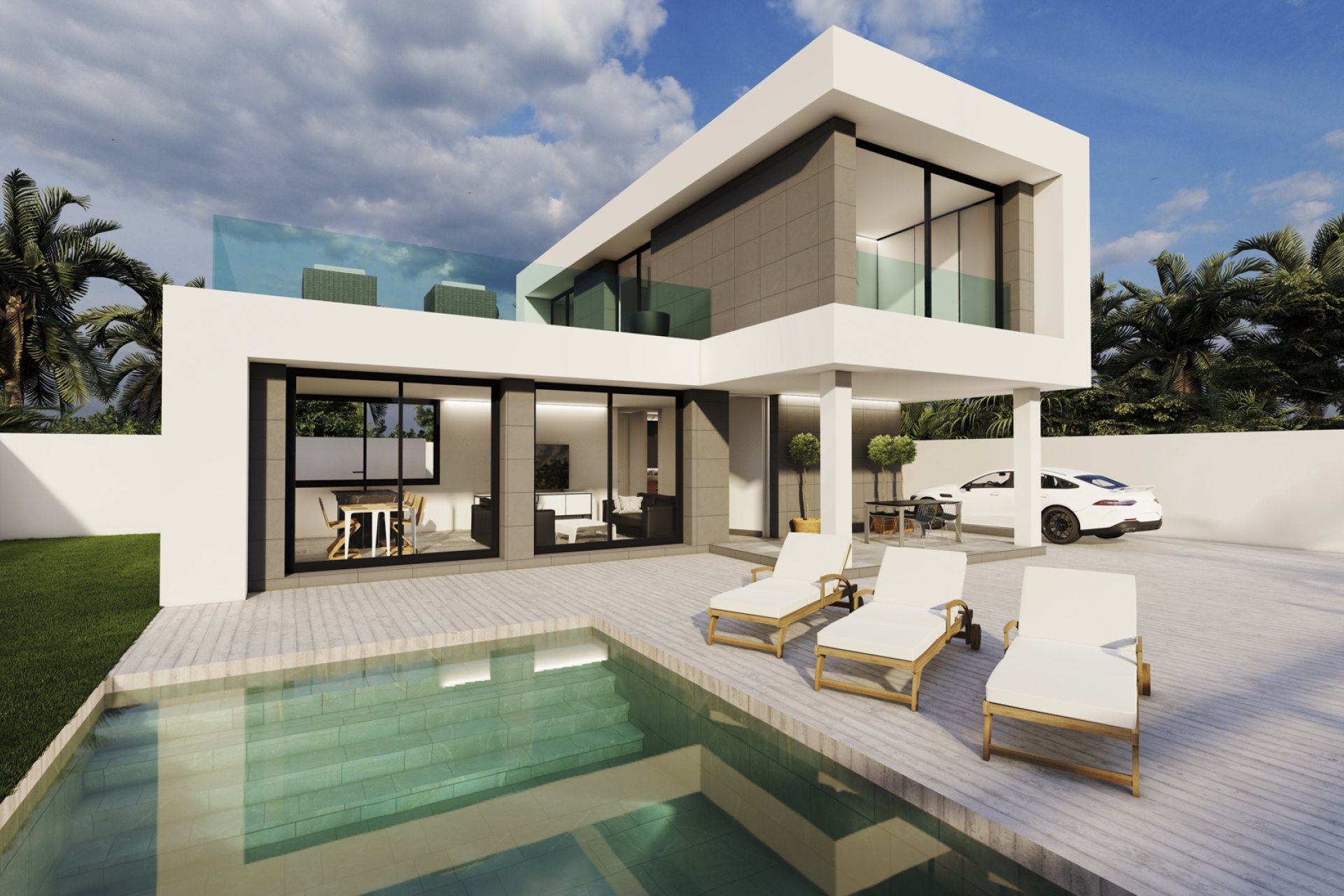 Nybyggnation - Fristående villa -
Ciudad Quesada