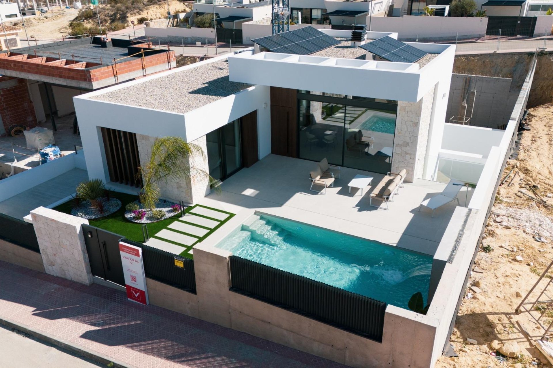 Nybyggnation - Fristående villa -
Rojales