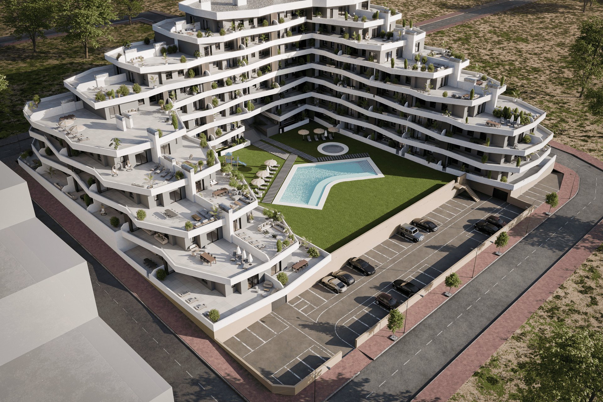 Obra nueva - Apartamento / Piso -
San Miguel de Salinas