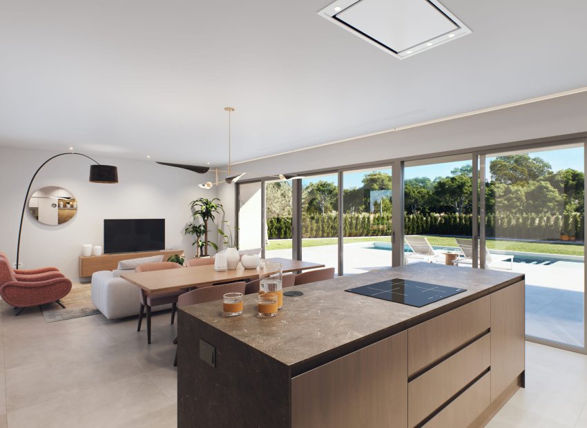 Obra nueva - Villa independiente -
Orihuela Costa - Dehesa de Campoamor