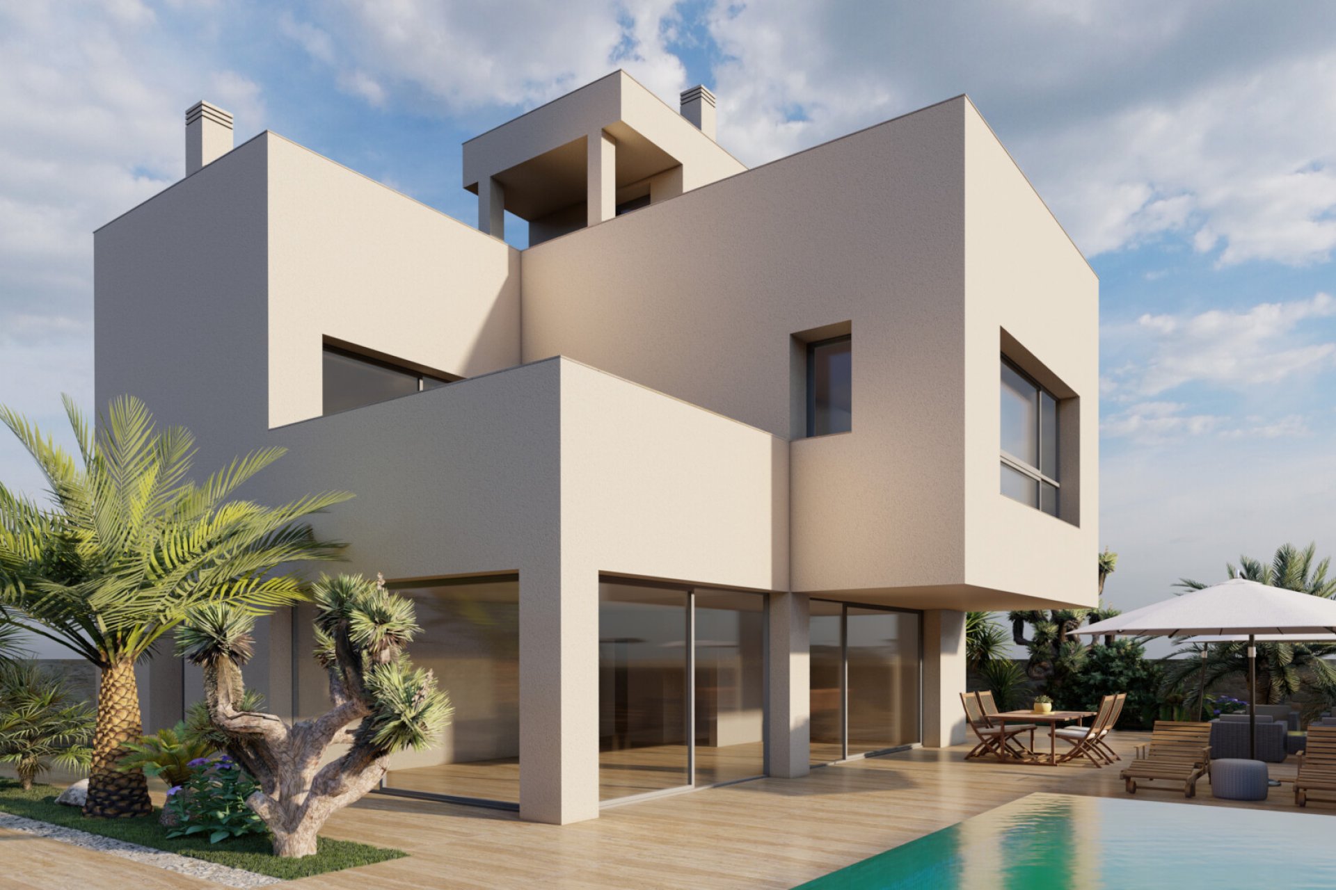 Obra nueva - Villa independiente -
Pilar de la Horadada